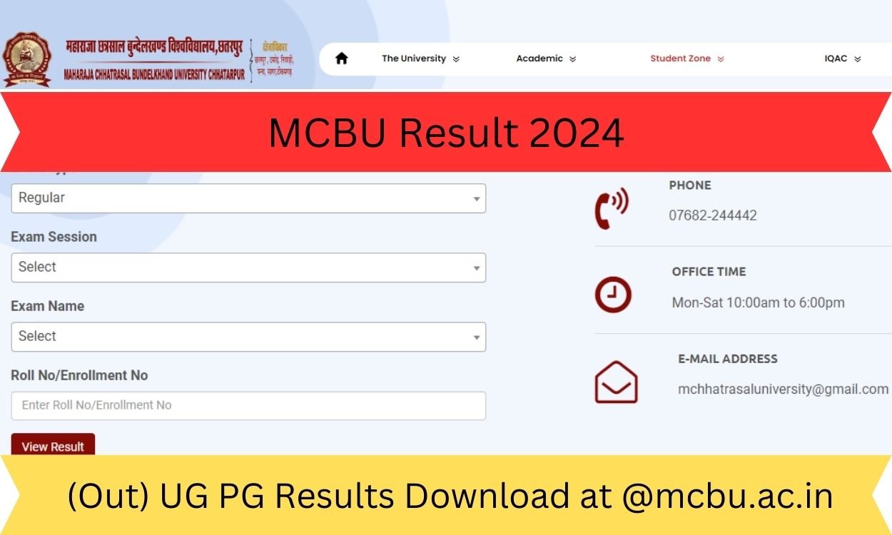 MCBU Result 2024
