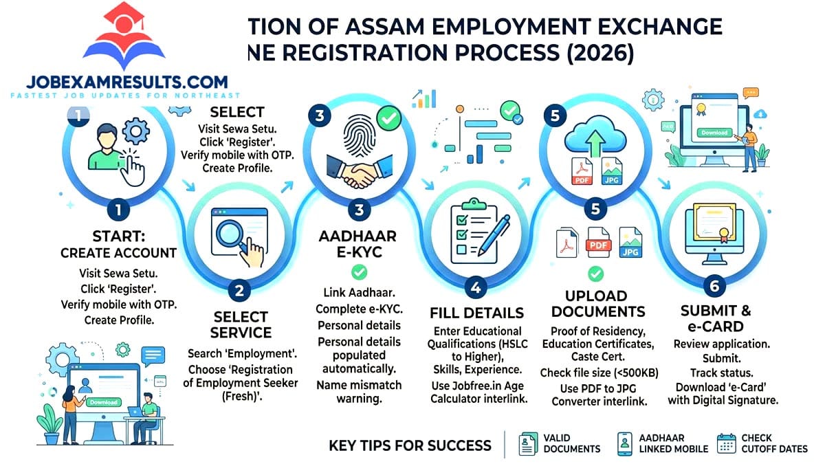 Job Exchange Program Employment Exchange Registration Assam 2026: Online Apply