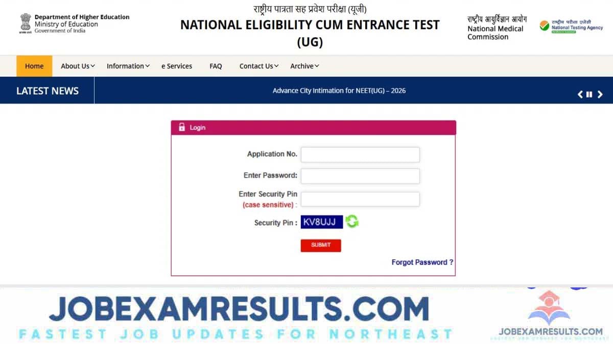NEET Admit Card 2026 Released: Download NTA UG Call Letter