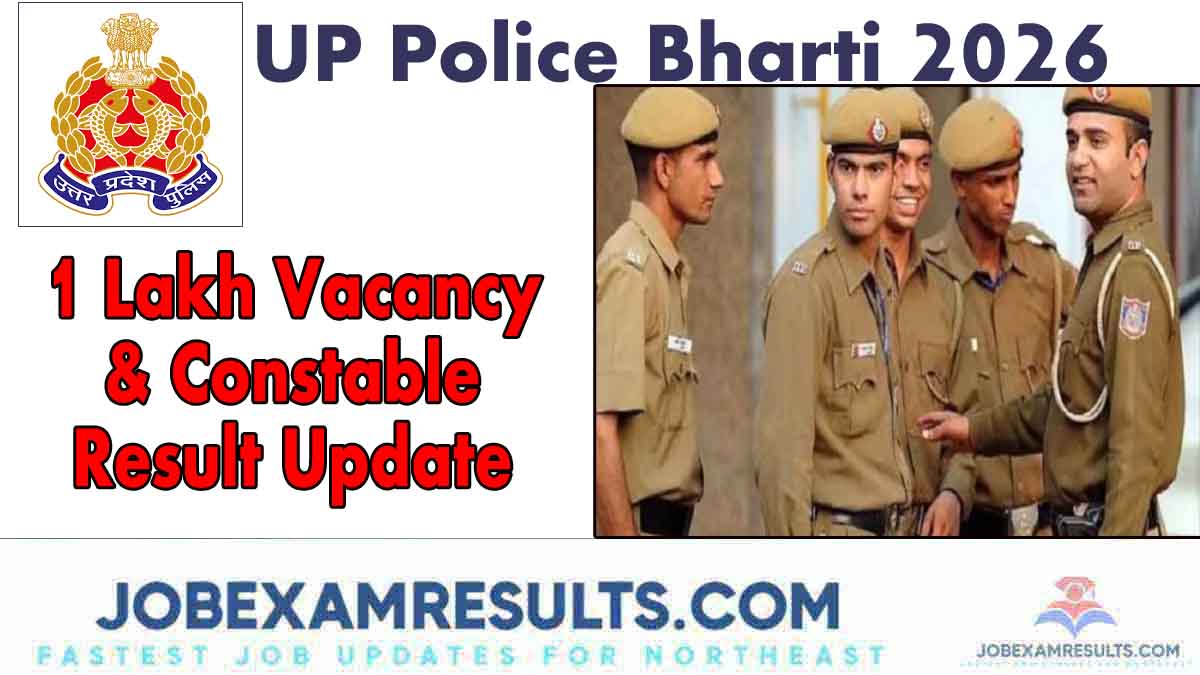 UP Police Bharti 2026: 1 Lakh Vacancy & Constable Result Update