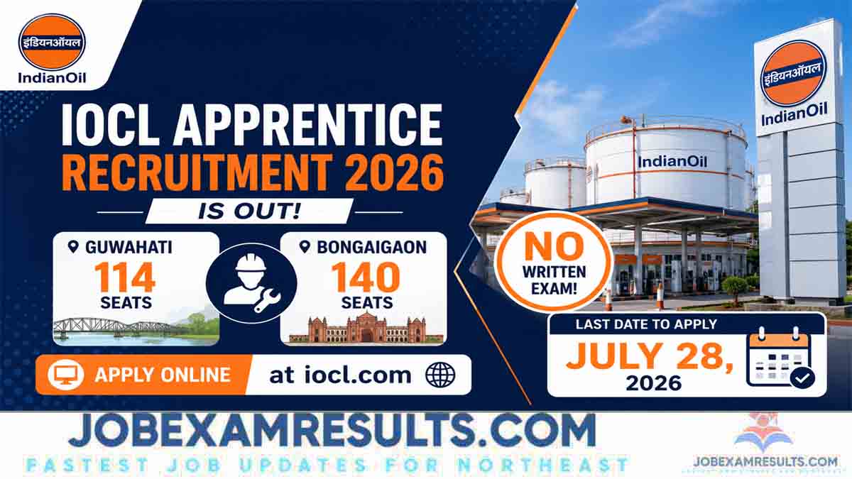 IOCL Apprentice 2026: Apply Online (Guwahati & Bongaigaon)